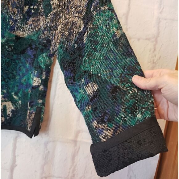 VINTAGE HANDMADE Reversible Blazer Jacket Medium - Picture 3 of 11